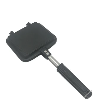 

Sandwich Mold 37*17cm Pan Double Side Grill Fry Pan Cookware Double Face Pan Steak Fry Pan Pancake outdoor Kitchen supplies