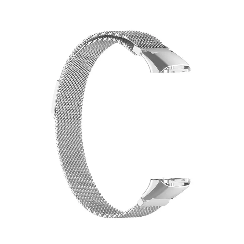 Silver Магнитная Нержавеющая Сталь замена часы ремешок для samsung Galaxy fit SM-R370 браслет 95AF - Цвет: Silver