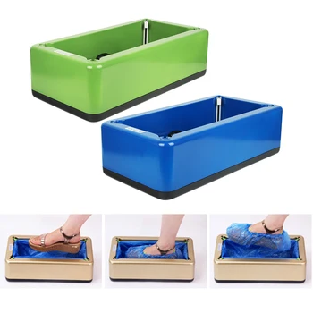 

Automatic Shoe Cover Household Stepping Disposable Booties Maker Shoe Film Overshoe Dispenser Machine for Home Office Lab