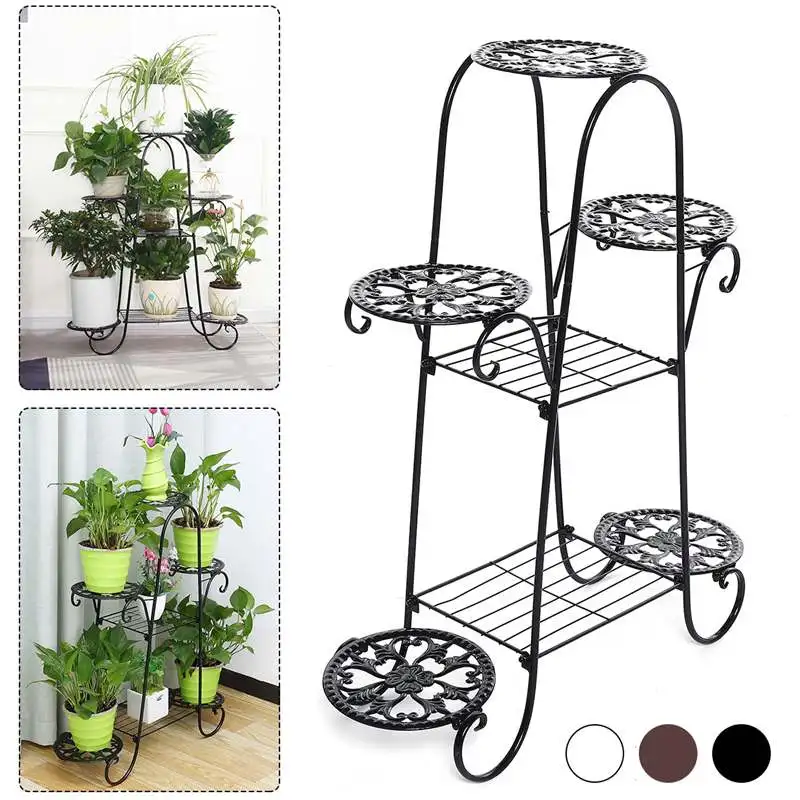 

62*22*84cm Living Room Flower Stand Indoor Multi-story Flower Stand Rack Floor-standing Balcony Flower Pot Shelves 7 Layers