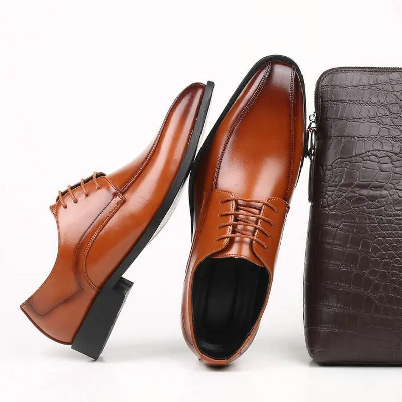 

big size 38-48 Men Oxford Dress Shoes Design Men Classic Business Formal Shoes Pointed Toe leather shoes A57-78