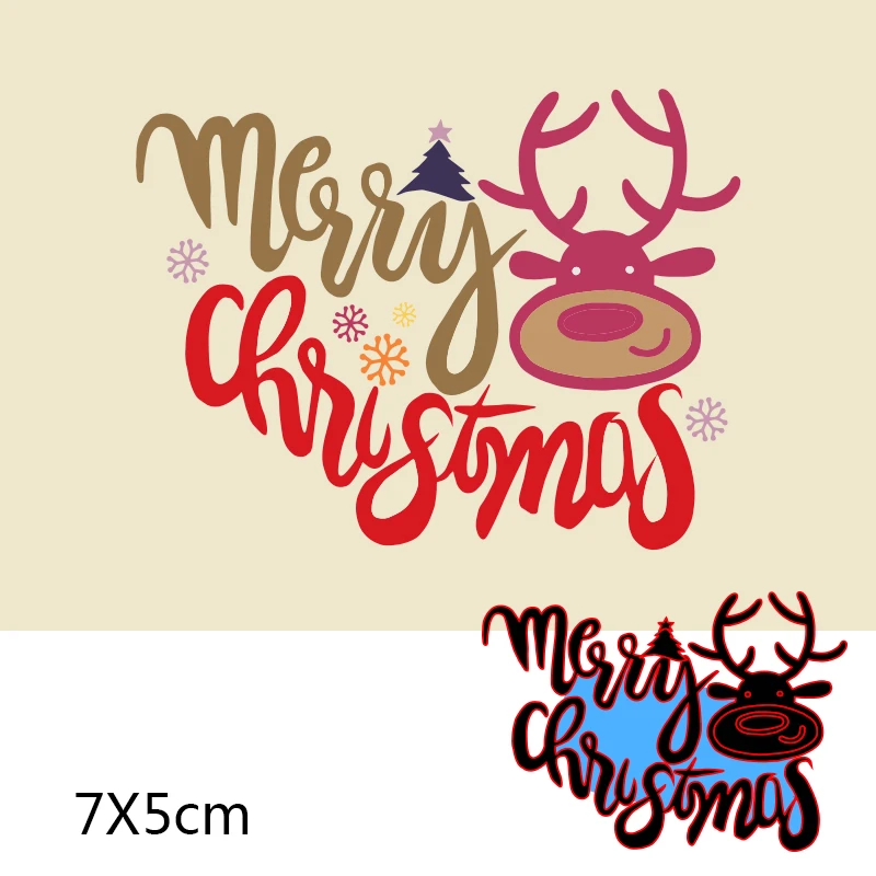Штампы с надписью Merry Christmas металлические и штампы трафарет для сделай сам