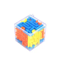 Мини маленький лабиринт Кубик Рубика 3D mo huan qiu ролл-он для раннего ребенка интеллектуальное решение релаксации для маленьких детей