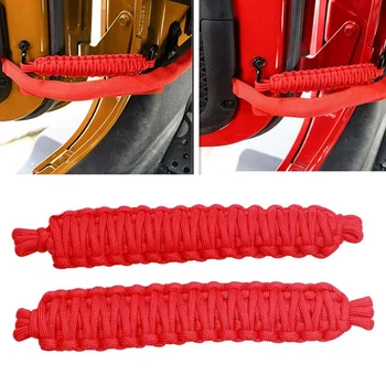 

1 Pair Car Doors Limiting Straps Doors Stopper Limiter Belts for Jeep Wrangler CJ YJ TJ JK JKU JL 1996-2018