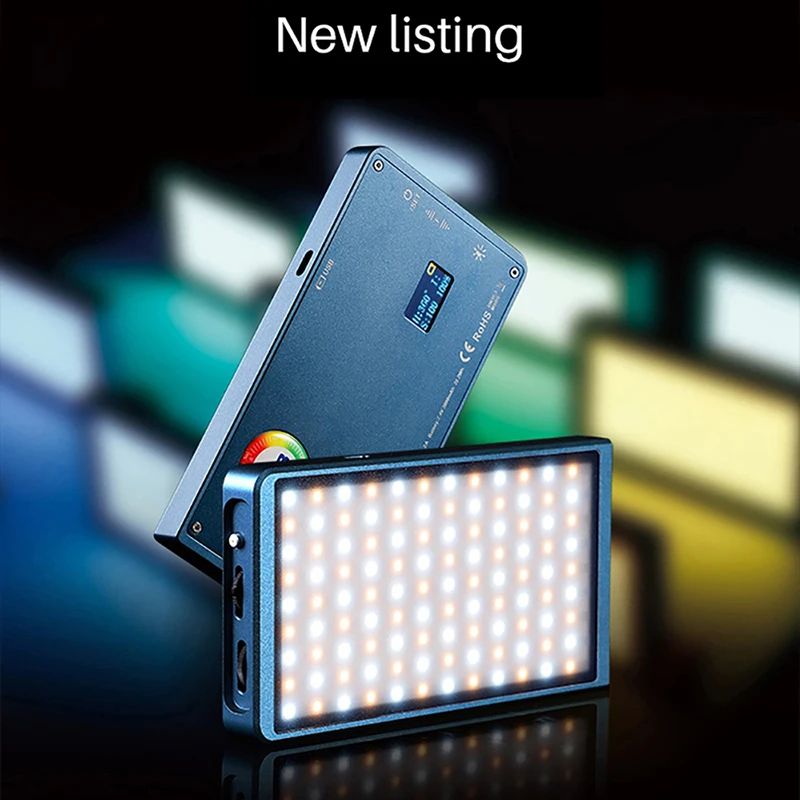

F7 Pocket RGB Full Color Photography Lighting Vlog LED Video Light Dimmable Video Studio Light On DSLR Cameras