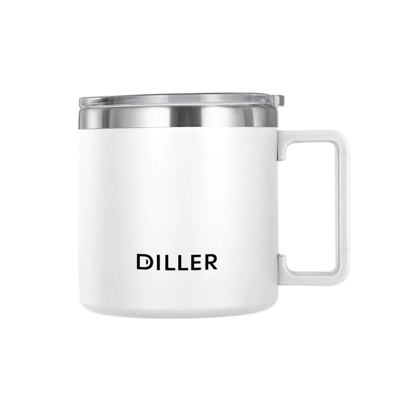 Кофейная кружка DILLER 600 мл с двойными стенками из нержавеющей стали 304 офисный