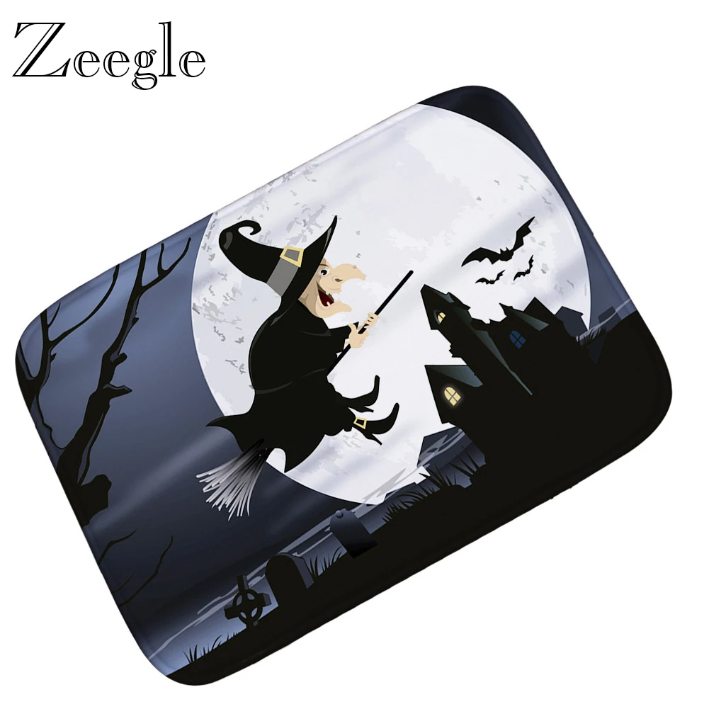 Zeegle Funny Floor Mat Doormat Flannel Outdoor Carpet Hallway Rug Anti-slip Indoor Mat Washable Living Room Carpet Foot Mat