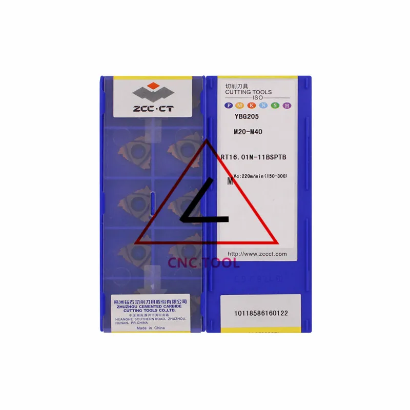 

RT16.01N-11BSPTB YBG205 10pcs Original CHINA ZCCCT Turning Inserts