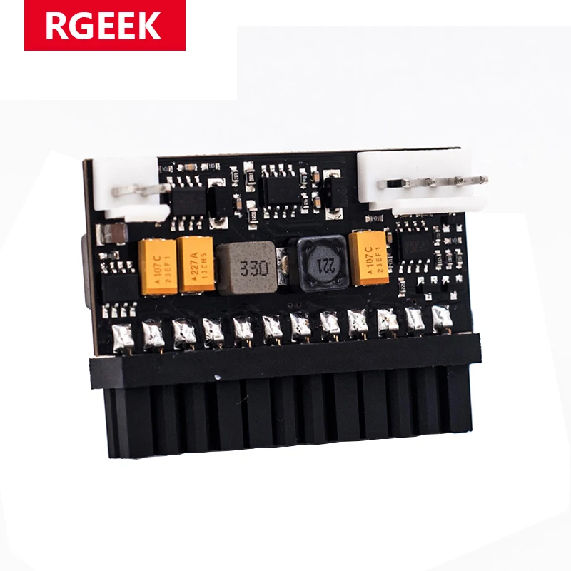 RGEEK DC 입력 DC-ATX 150W 24핀 전원 공급 장치 모듈 Swithc..