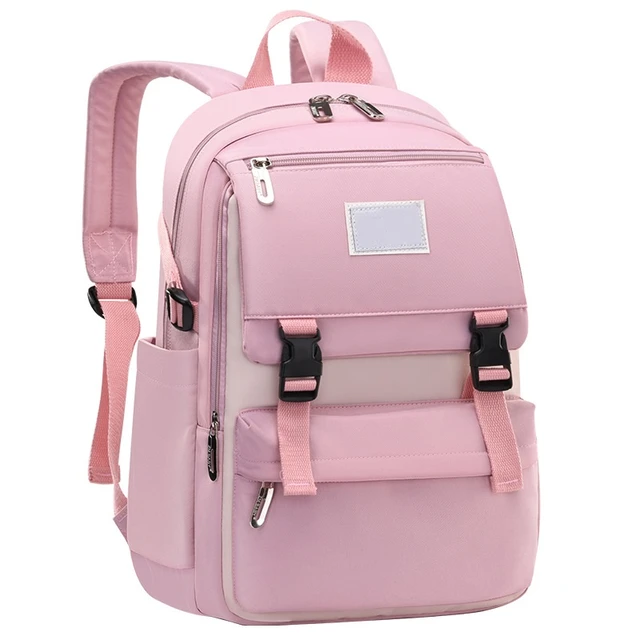 Mochilas escolares de moda para niñas adolescentes, mochila escolar grande  impermeable, bolsa de libros para niños, mochila escolar para adolescentes  - AliExpress