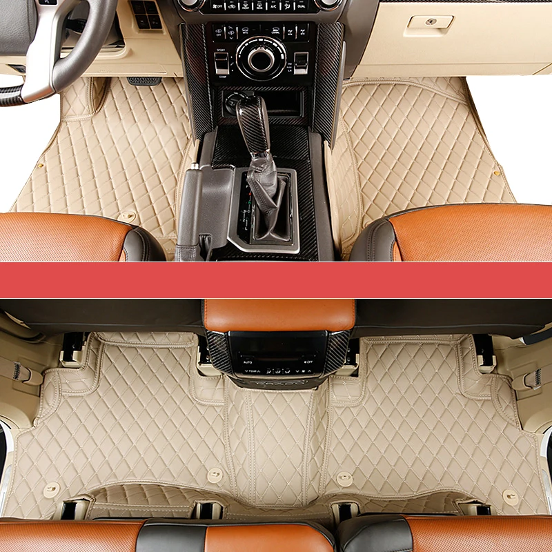 Волокно Кожаный Автомобильный салон автомобиля коврик для lexus gx gx460 2011 2012 2013 аксессуары
