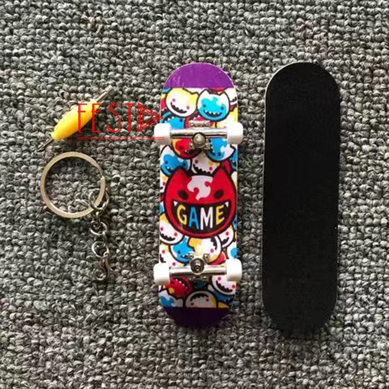 SK8 the Infinity Finger Skateboard Hasegawa Ranga Chinen Miya Acrylic Key Chain 