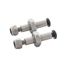 

For LOSI 1/18 Mini-T 2.0 RC Crawler Car Upgrade Parts 2pcs/set Stainless Steel Front Axle Cup