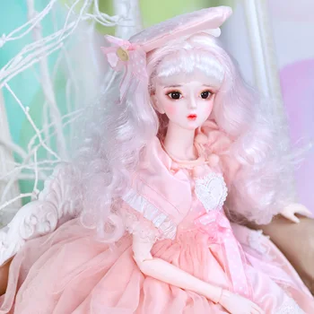 

1/3 BJD Dolls Fairyland Girls Cass Dressed Full Set Mechanical Joint Body 62cm Height Birthday Gift