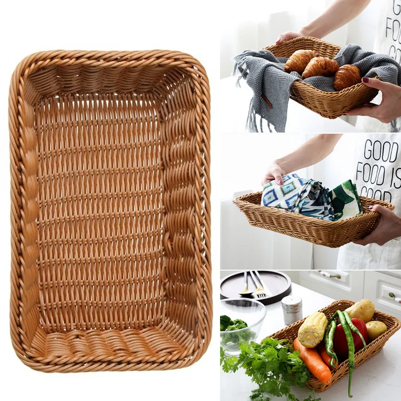 40*30*8cm Multifunctional Sundries Basket Cosmetics 3 Color Storage Basket Portable Storage Basket