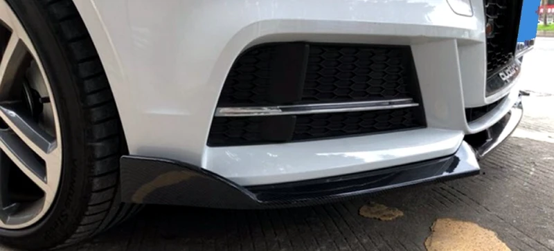 Передний бампер диффузор защитные бамперы для Audi A5- ABS Материал Черный Автомобильный Стайлинг автомобильный бампер для губ Диффузор украшение