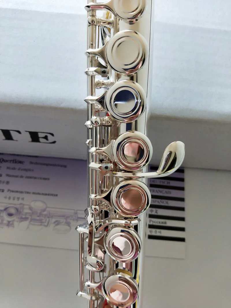

High quality Japan flute 211 music instrument Flute 16 over C Tune and E-key Flute music professional Free shipping