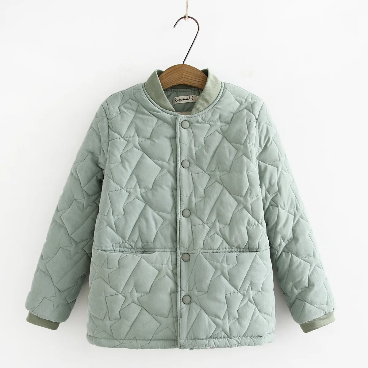 

2019 Autumn And Winter New Style down Cotton Short Stand Collar Soft Wool Lining Small Cotton-padded Clothes Korean-style Casual