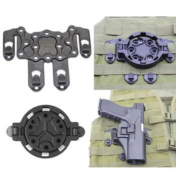 

Tactical Quick Release Molle CQC Strike Adapter Holster Platform System 360 Angles Holster Adapter For Rifle Pistol Airsoft Case
