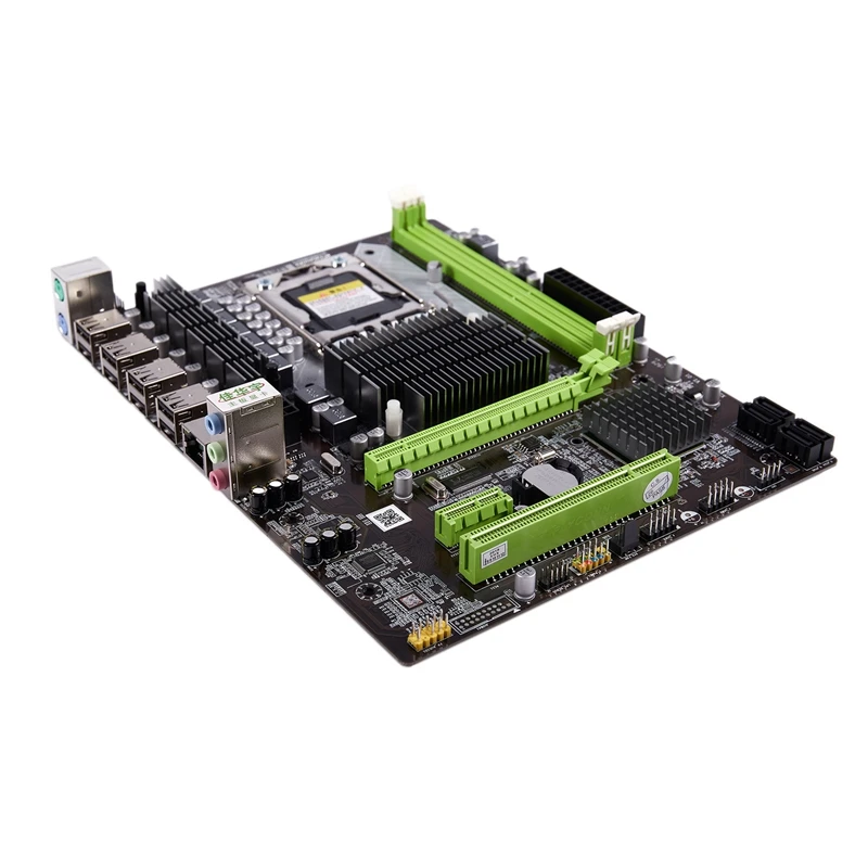 JIAHUAYU X58 pro pc настольный компьютер игровая материнская плата LGA 1366 гнездо USB2.0 DDR3 DIMM для E5502 L5506 W3503 Ec3539 Lc3528