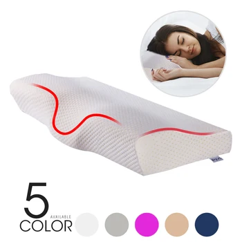

Memory Foam Bedding Pillow Orthopedic Sleeping Pillows Butterfly Shaped for neck pain & neck protection Slow Rebound Pillow