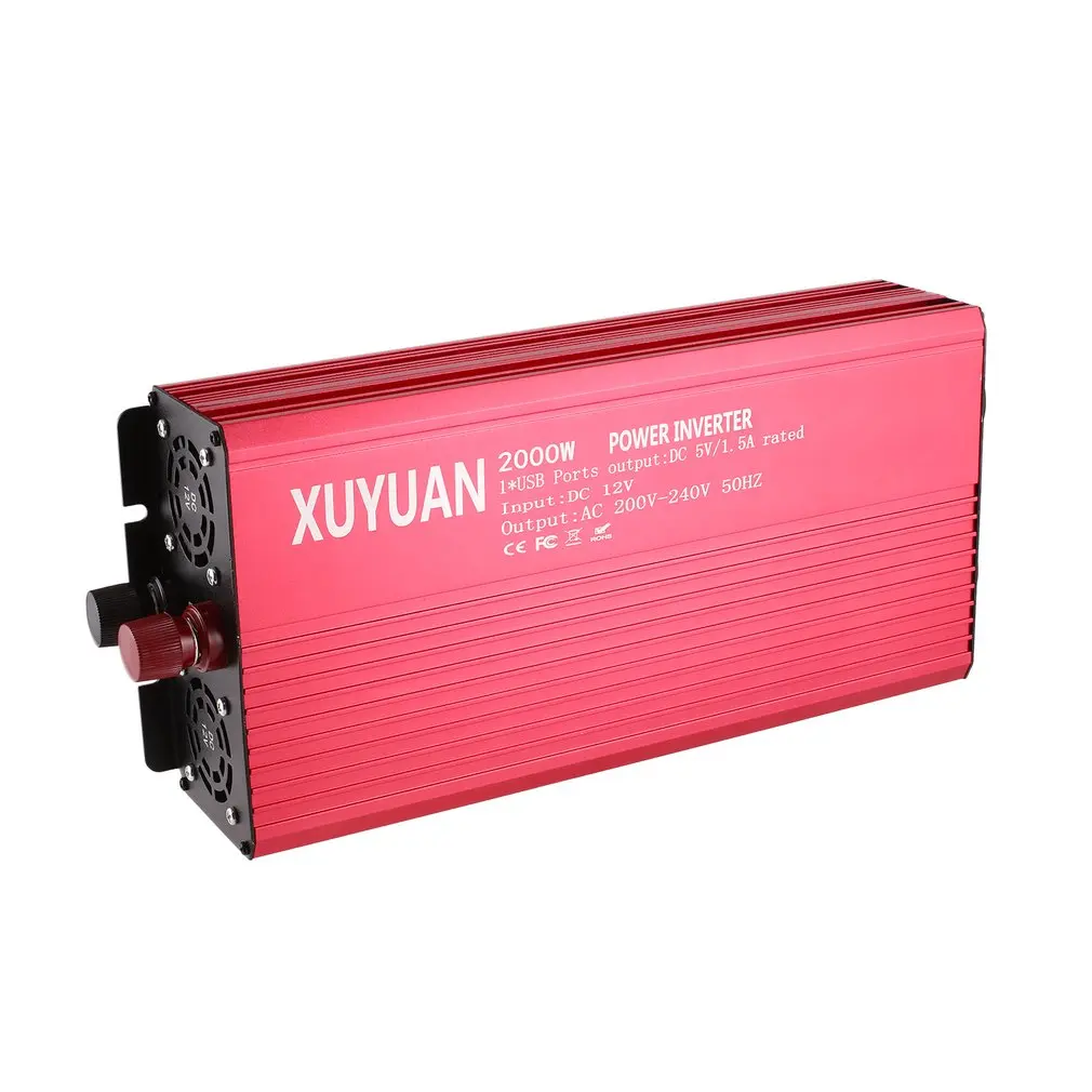 Newest12v 220v 2000w Инвертор автомобильный инвертор трансформатор конвертер
