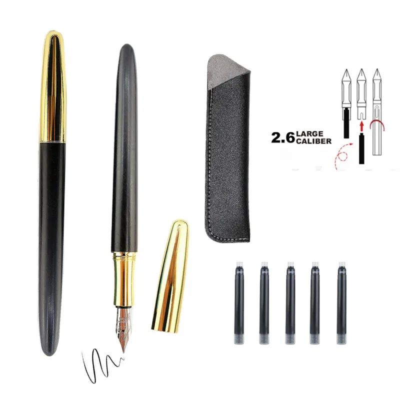 

Vintage 0.5mm Nibs Handcrafted Wood Fountain Pen Signature Writing Business Gift
