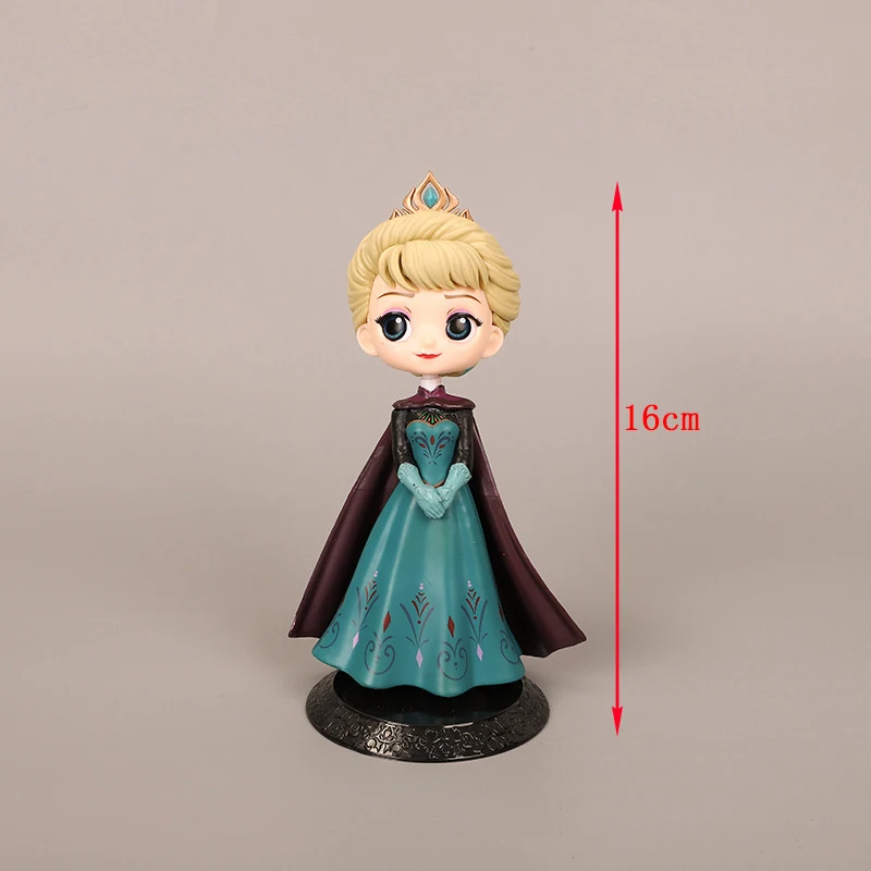 Принцесса Дисней Q версия персонажи Белл Жасмин Принцесса ПВХ фигурка куклы KidsToys для детей подарок на день рождения D40D