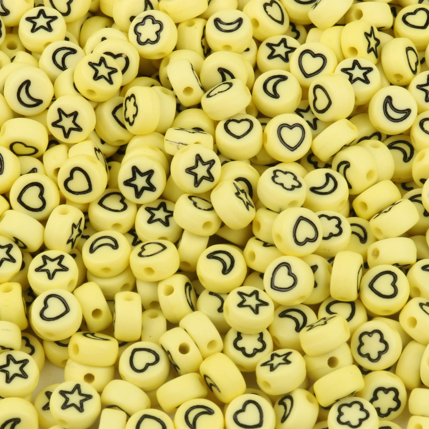 Vibrant Alphabet Acrylic Beads