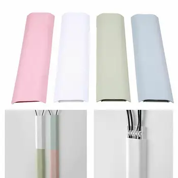 

Self-adhesive Cable Cover Protector Home Office Wire Wall Mount Management Cord Organizer Holder Hide Raceway Organiser