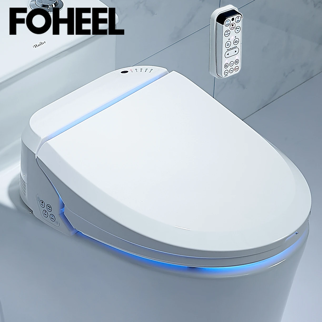 Foheel Smart Toilet Seat Electric Bidet Cover Intelligent Bidet Heat Clean Dry Massage Intelligent Toilet Seat Toilet Seats Aliexpress