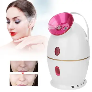

Hot Cold Mist Spraying Steamer Nano Ionic Facial Steamer Skin Care Machine Humidifier 220V q