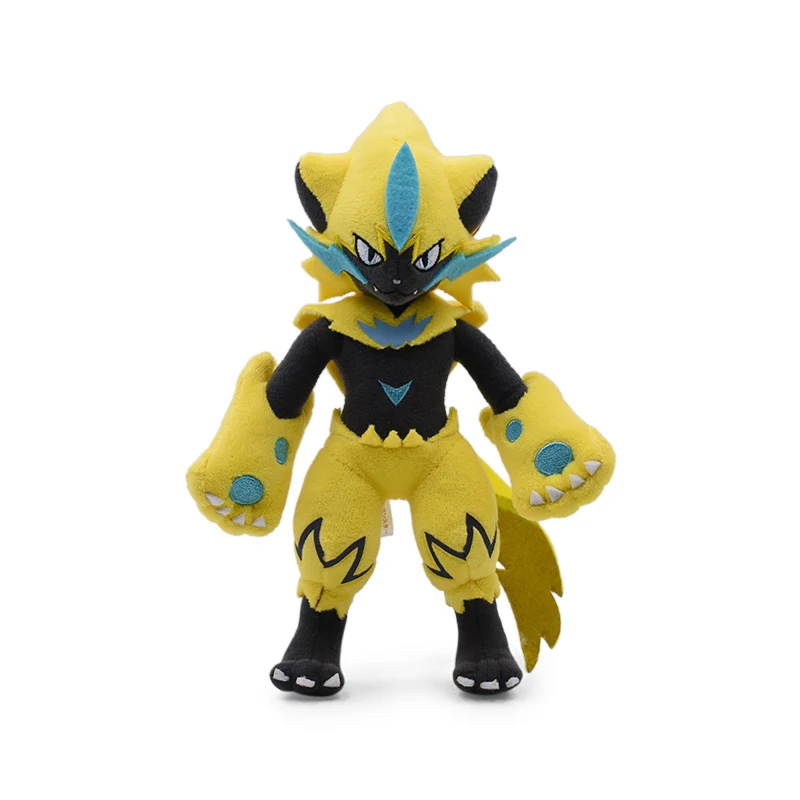 25-28 см сыщик Пикачу Mew Gligar Cubchoo Dragonite мягкая плюшевая игрушка аниме мягкая кукла плюшевая игрушка детский подарок для детей - Цвет: Zeraora