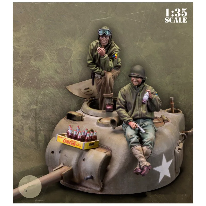 1/35 каучуковая фигурка модели наборы танк и Кокс Unassambled Неокрашенный 667