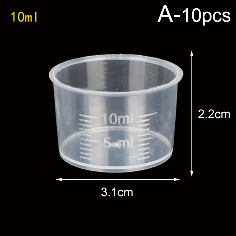 20ml / 30ml /50ml /300ml /500ml/1000ml Clear Plastic Graduated Measuring Cup  For Baking Beaker Liquid Measure JugCup Container From Goodcomfortable,  $0.14