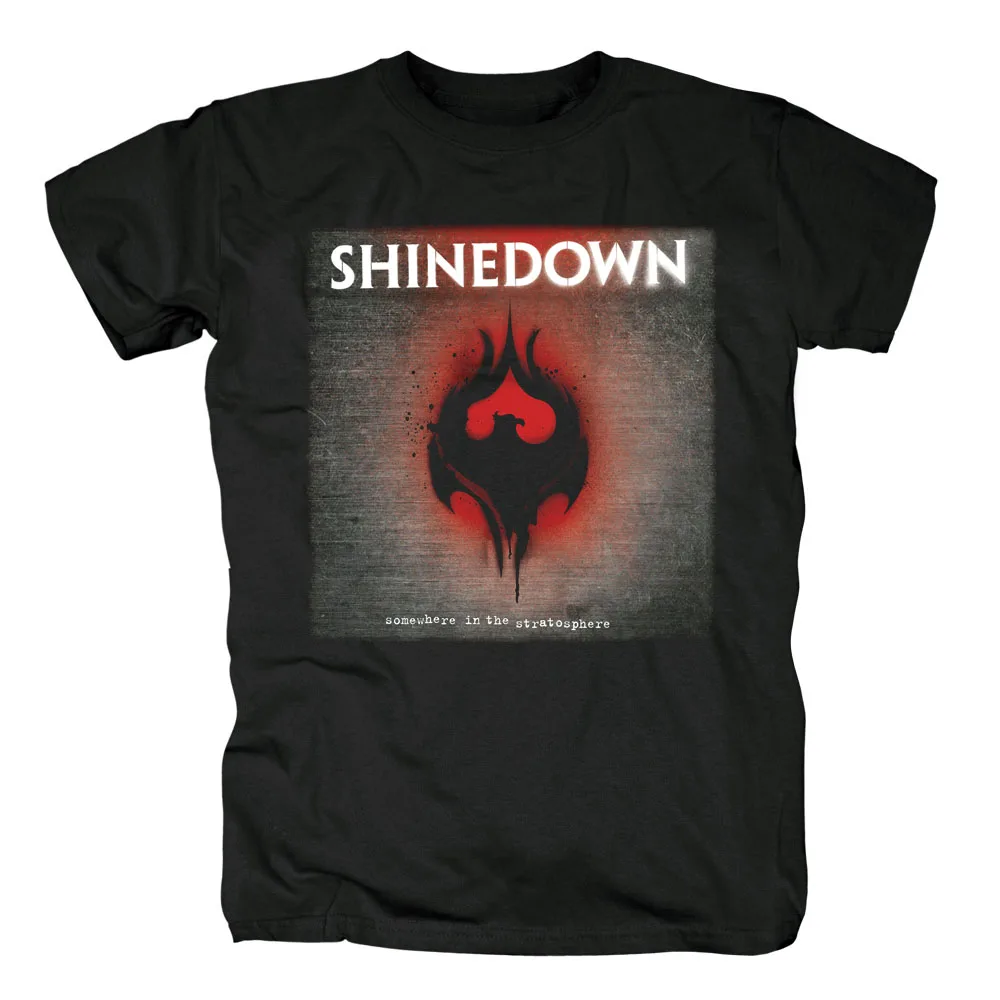 100% хлопок Бесплатная доставка SHINEDOWN Amaryllis 2012 взрослый Размер XL черная футболка