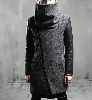 

M --2Xl Hot 2020 Winter Men New Cultivate One 'S Morality Fashion Cloth Dust Lapels Thickening Of Long Coat