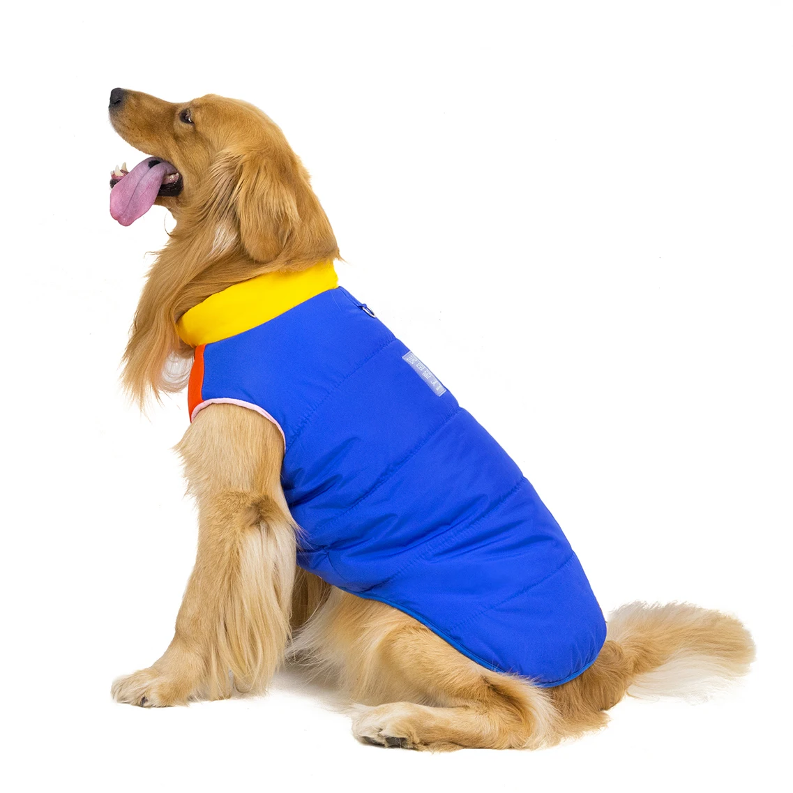 Большой жилет для собак зимняя теплая одежда для собак для маленьких и крупных собак пальто Одежда для собак золотой ретривер французский 7XL 8XL 9XL