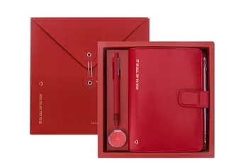 

Pure Red Journal B6 Undated Monthly Weekly Planner 96 Sheets DIY Agenda Notebook Pack Free Shipping