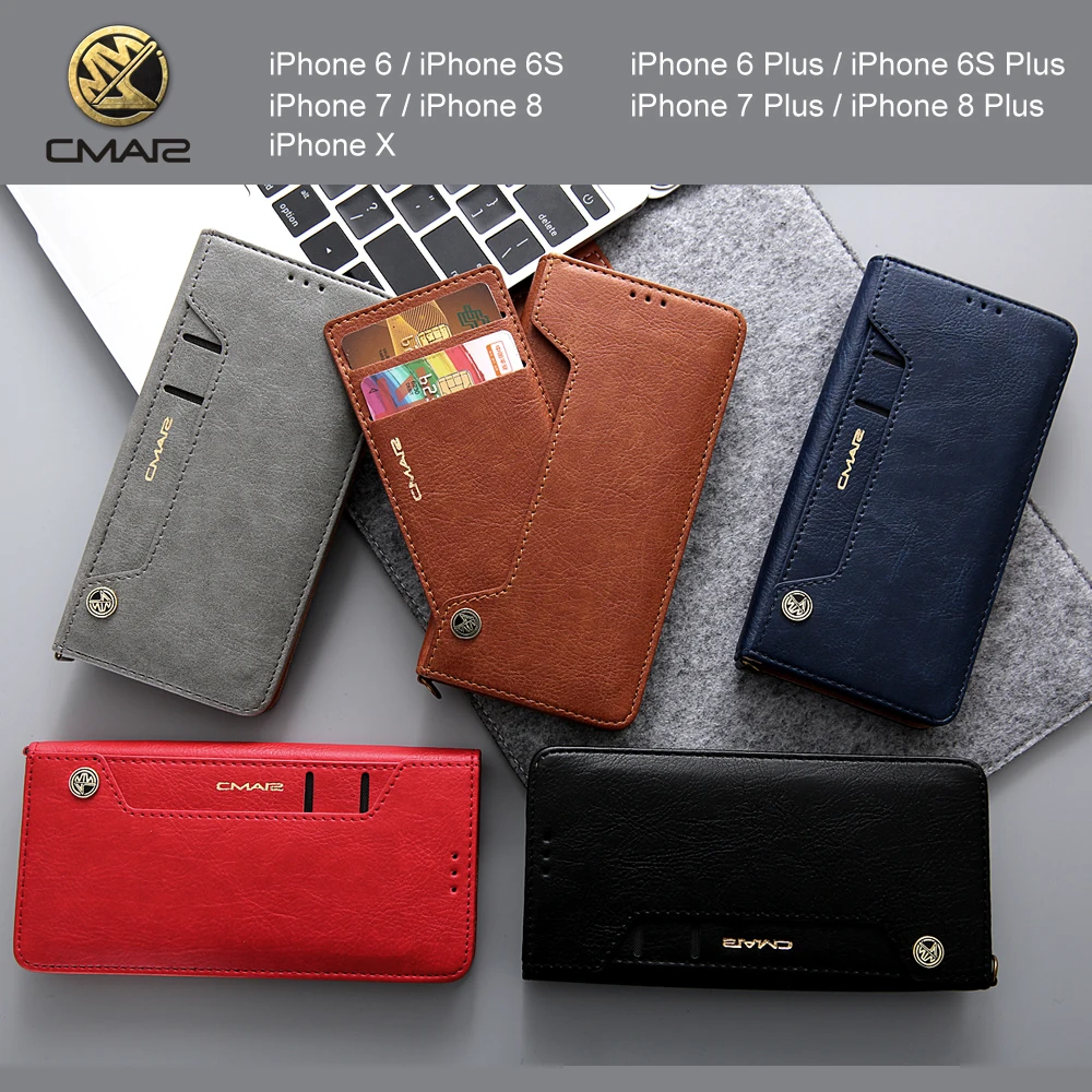 IPhone 6 6s 7 8 Plus XS Max XR 11 Pro Cartera iPhone 6S plus Caso Ranura Pa Tapa De Cero Lugo Con Carcass Para | Мобильные телефоны