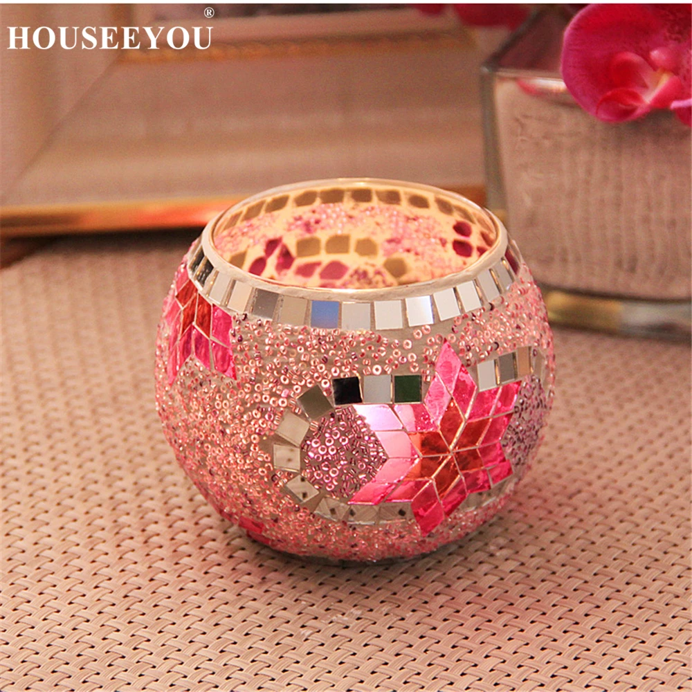 Mosaic candle holder 2