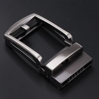 

Belt Buckle Automatic Buckle Replacement for 35mm Belt Top Quality Ratchet black gray man belt waistband repair accessory buckle