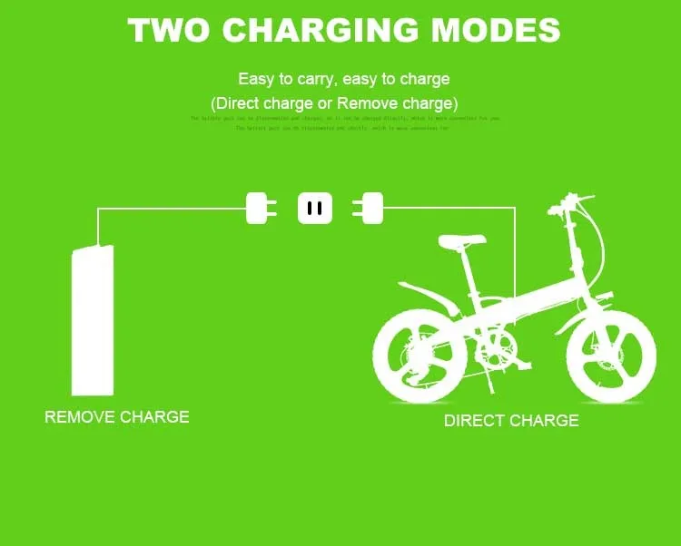 Sale Portable Electric Bike Two Wheels Electric Scooters 20 inch Brushless Motor 250W Folding Electric Bicycle 48V For Adults 15