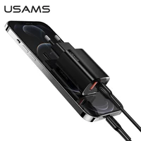 USAMS USB Type C 20W PD Fast Charger With PD Quick Charging Cable Set For Ipad Iphone 12 11 Pro Max Mini 11 8 Huawei Xiaomi Samsung