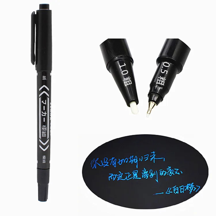 Highlighter pen Marker pen Highlighter marker Invisible ink pen Magic pen Invisible Pen Uv Light Dual Tip Highlighters Magic Pen Textmarker Markers for Poker Chess Paper Detective Game Office Stationary