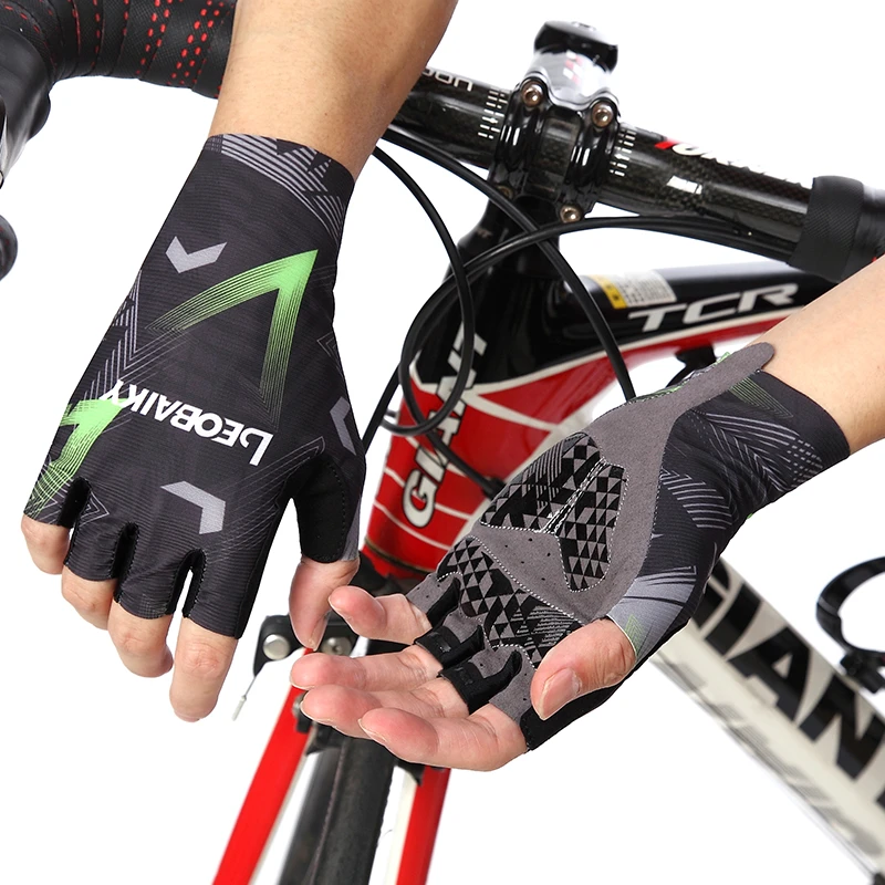 Naadloze Handschoenen Half Vinger Mannen Vrouwen Zomer Mtb Racefiets Handschoenen Fiets Gym Fitness Antislip Sport guantes Ciclismo|Wielersport - AliExpress