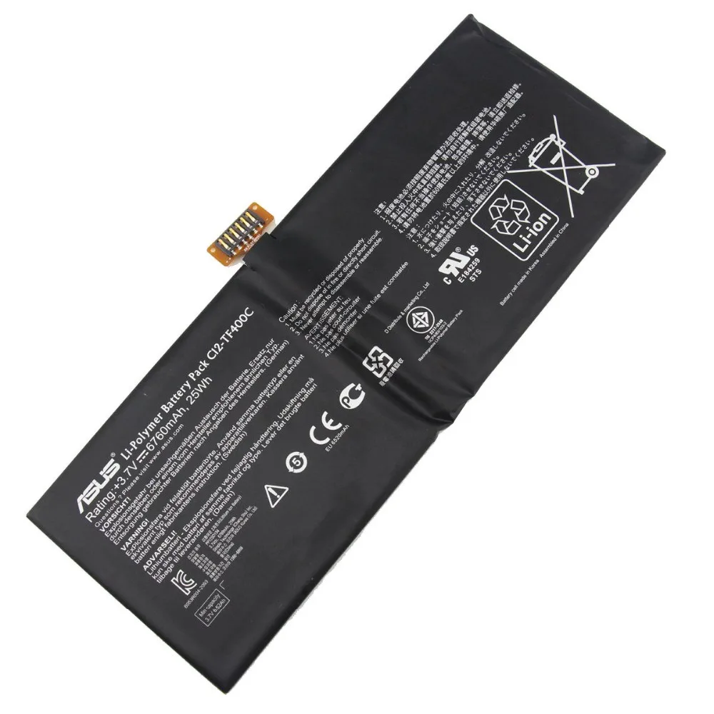 Новый оригинальный аккумулятор для планшета ASUS ME400C ME400IES ME400CL VivoTab C12-TF400C 3 7 V 25WH |