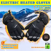 5 передач лыжные перчатки водонепроницаемые флисовые теплые перчатки с подогревом сноуборд снегоходные перчатки для мужчин и женщин зимние перчатки