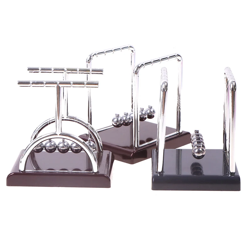 Newton's Cradle Desk Table Decor Metal Pendulum Ball Newton Physics Science Steel Balance Crafts | Дом и сад