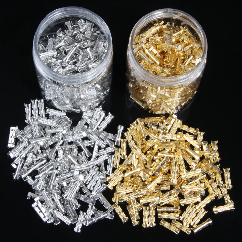 

500Pcs Docking Connector line Pressing Button Quick Connect U-type Terminal Wiring 0.5 to1.5 Square Wire Connectors